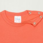 Salmon living coral long-sleeve bodysuit | liloo 