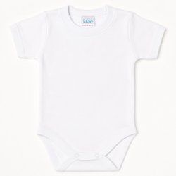 Body mânecă scurta alb uni 