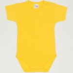 Body maneca scurta galben dandelion uni | liloo