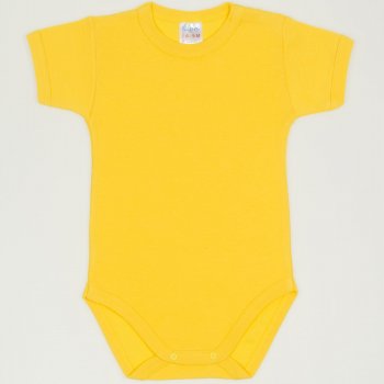 Dandelion yellow short-sleeve bodysuit | liloo