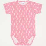 Salmone short-sleeve bodysuit with sea horses print | liloo