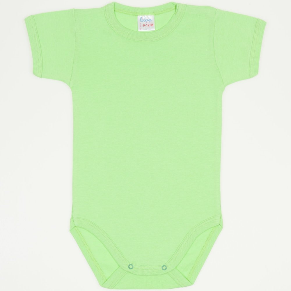 Summer green short-sleeve bodysuit | liloo