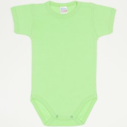 Summer green short-sleeve bodysuit