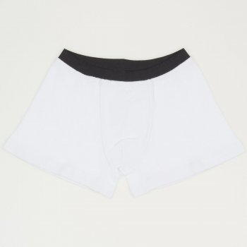 White boxer briefs with black waistband | liloo