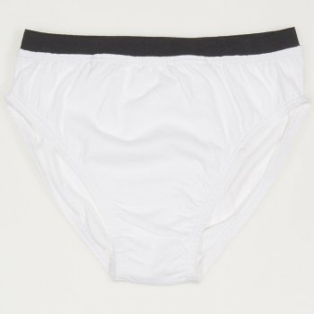 White briefs with black waistline | liloo