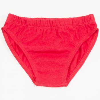 Red organic cotton panties| liloo