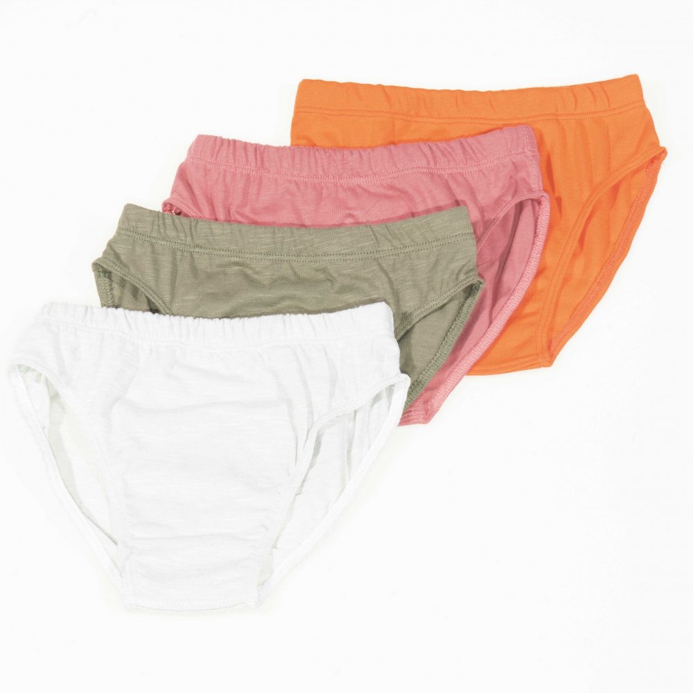 chiloti bumbac organic set 4 bucati | liloo