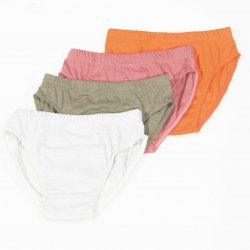 Chiloti bumbac organic set 4 bucati