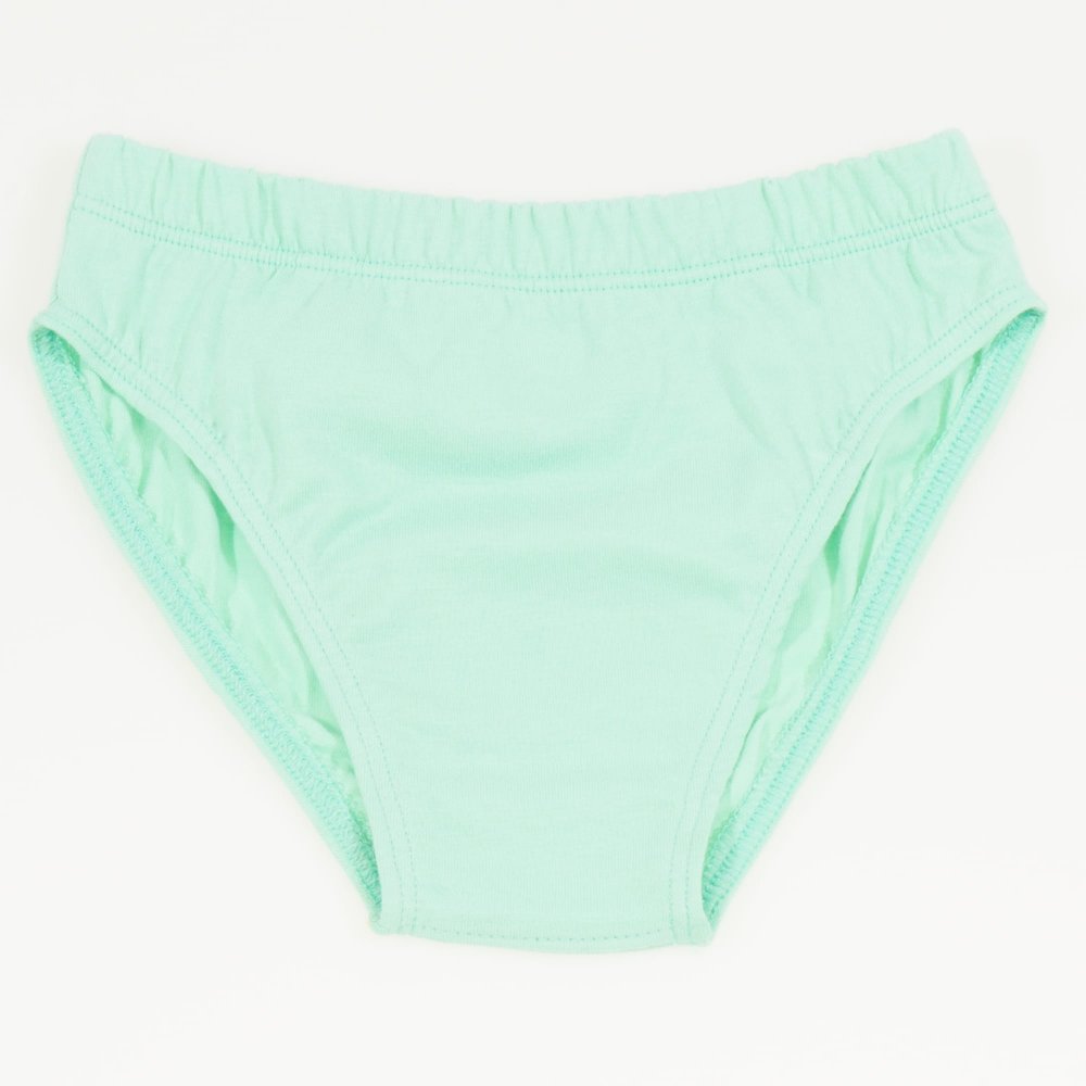 Mint green organic cotton panties | liloo