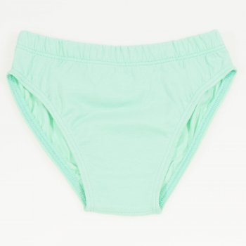 Mint green organic cotton panties | liloo