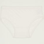 Ecru girl briefs - premium multilayer material with model | liloo