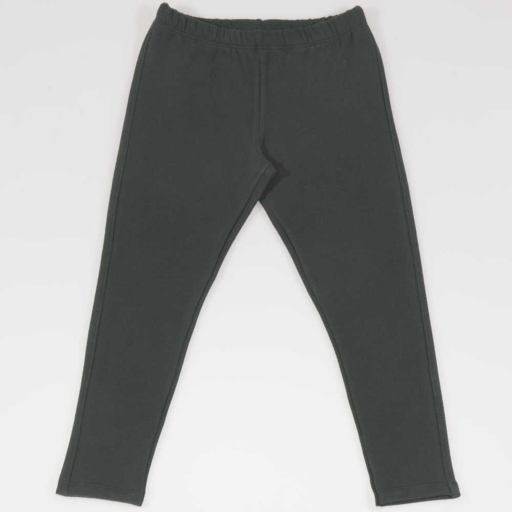 Dark green thick leggings | liloo