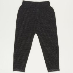 Black leggings with white dots print for baby