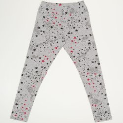 Grey leggings with stars print