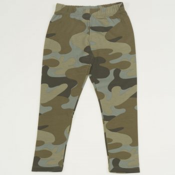 Leggings with camouflage print