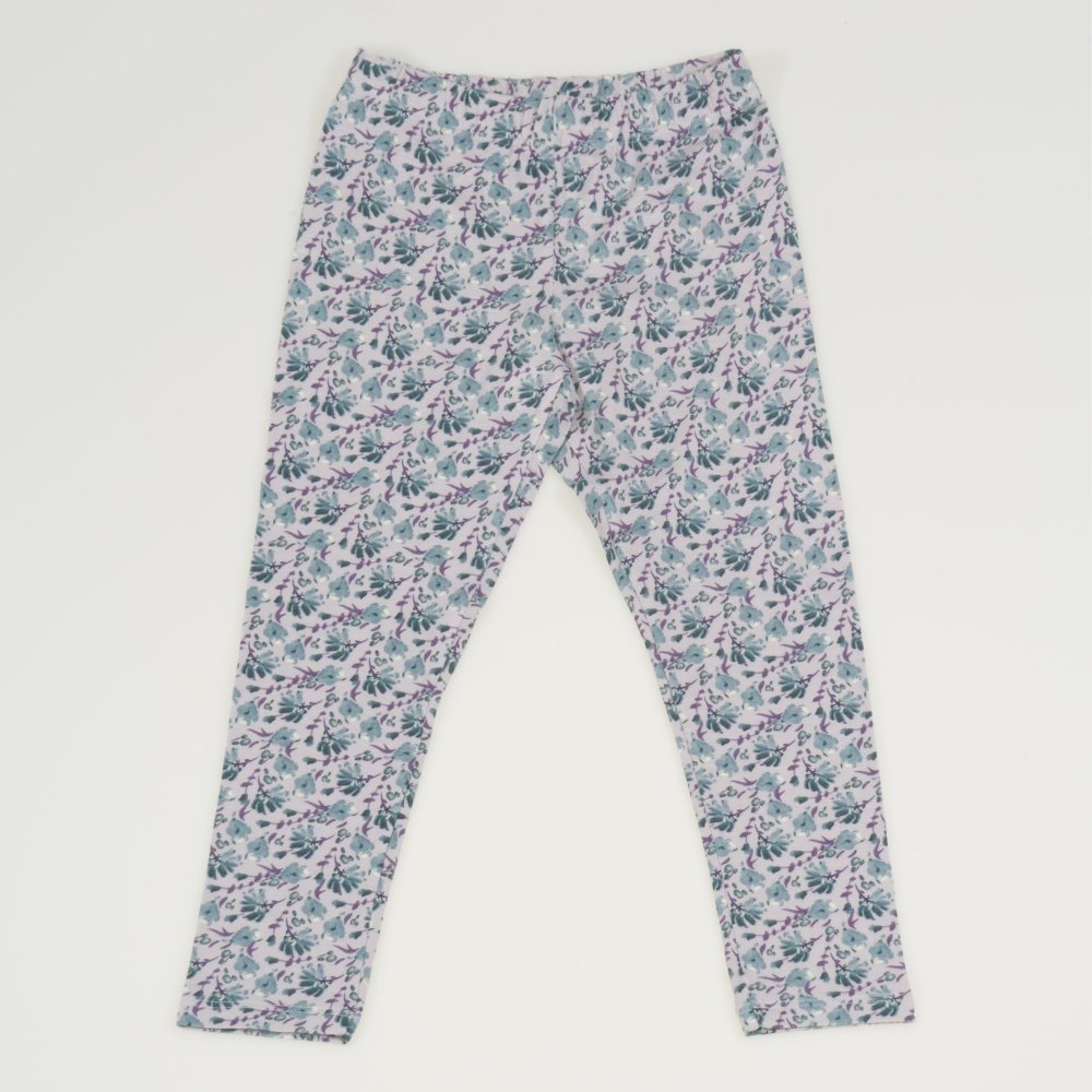 Leggings with green flowers print | liloo