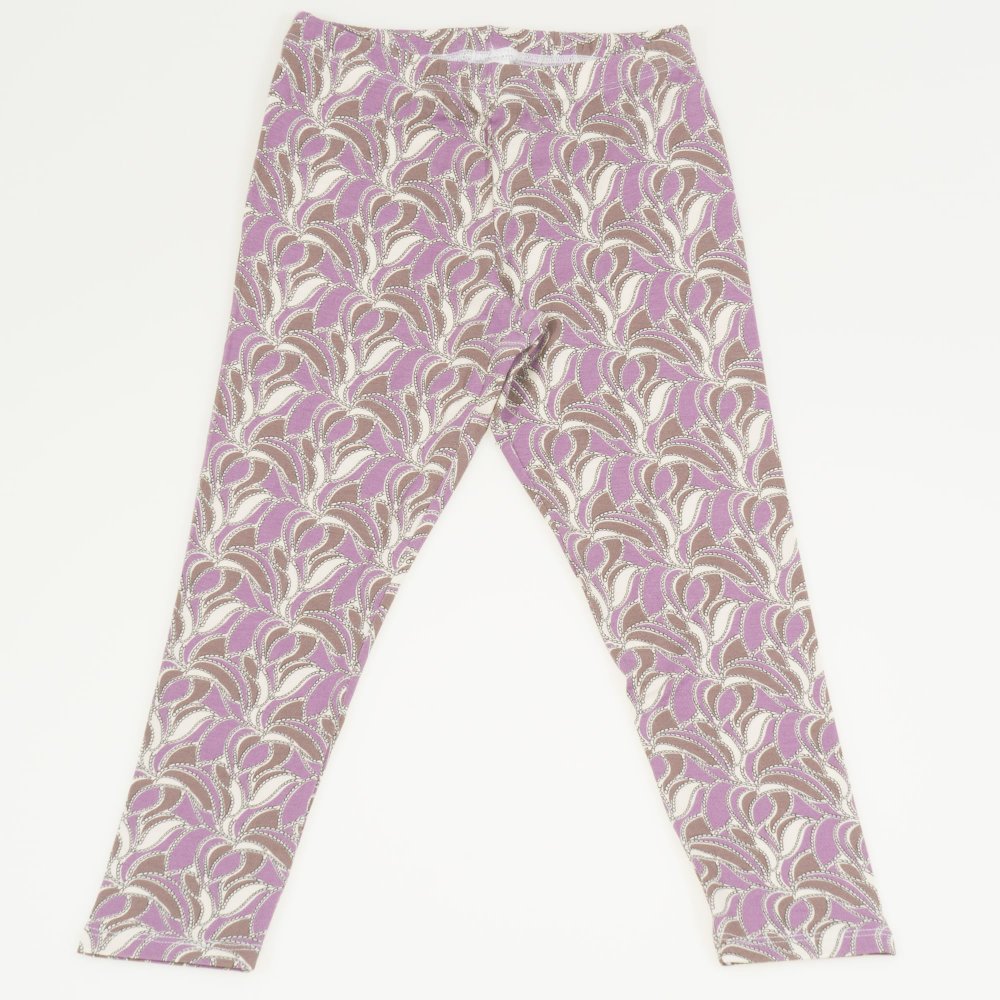 Light purple leggings with flower print  | liloo