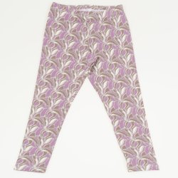 Light purple leggings with flower print