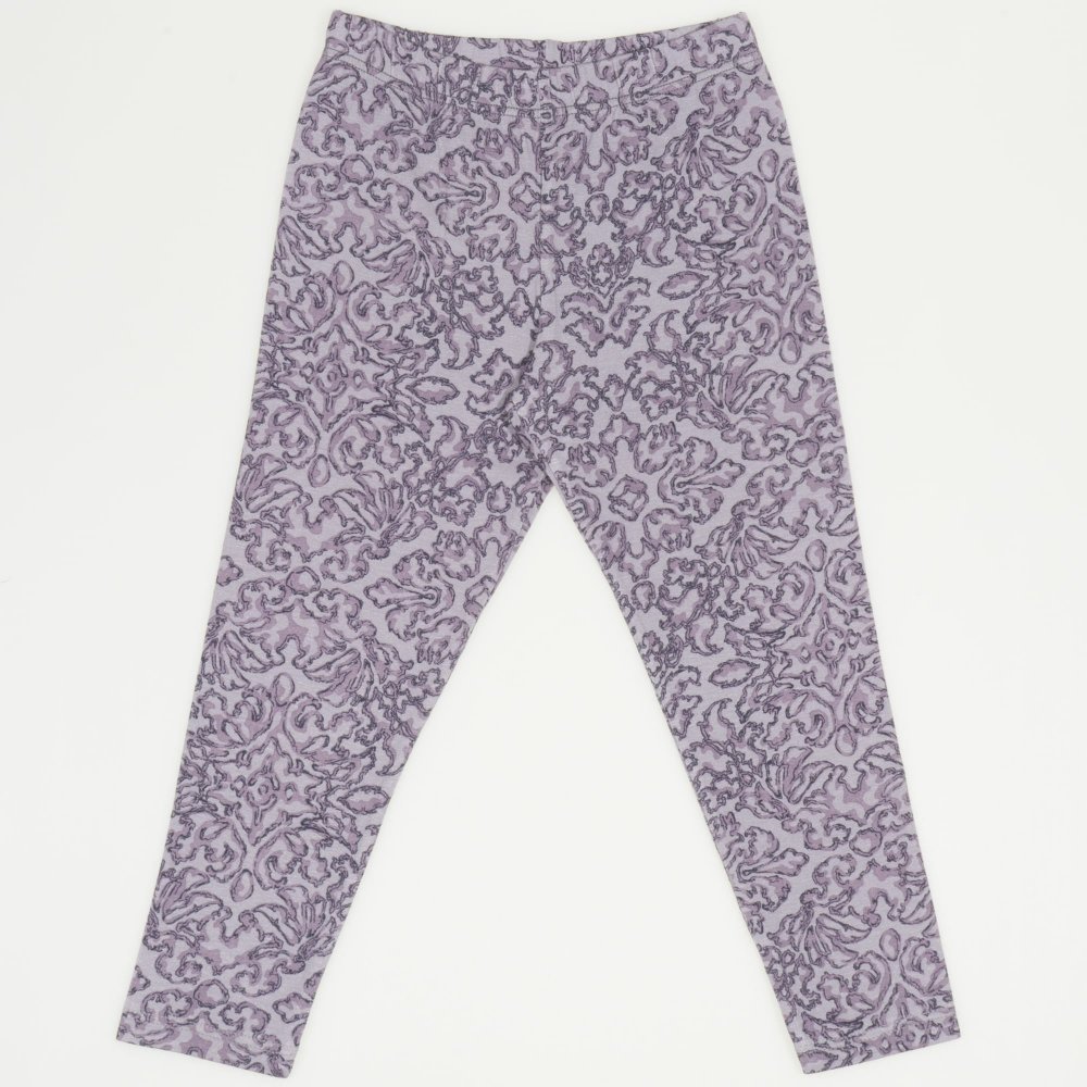 Grey leggings with flowers print | liloo