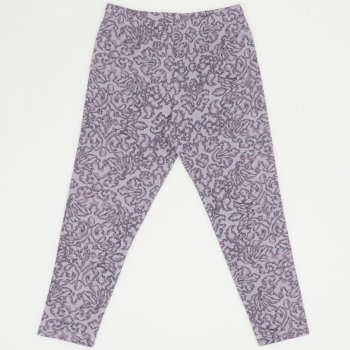 Grey leggings with flowers print | liloo