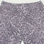 Grey capri leggings with flowers print | liloo