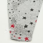 Grey capri leggings with stars print | liloo