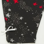 Black capri leggings with stars print | liloo