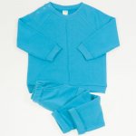  Blue moon organic cotton tracksuit with stripe down middle | liloo