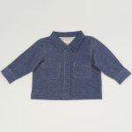 Blue nature organic cotton denim suit | liloo