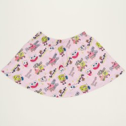 Pink skirt with Sponge Bob print