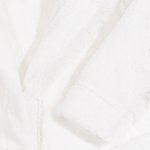 Fluffy white organic cotton bathrobe for babies | liloo