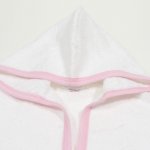 White & pink bathrobe | liloo