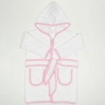 White & pink bathrobe | liloo