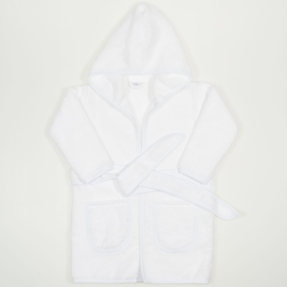 White organic cotton bathrobe | liloo