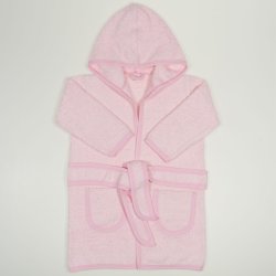Pink bathrobe