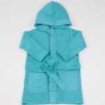 Dark green-turquoise bathrobe | liloo