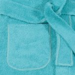 Dark green-turquoise bathrobe | liloo