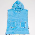 Children's beach poncho - blue topaz premium | liloo