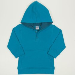 Enamel blue hoodie