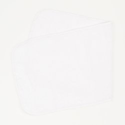 Premium white burp cloth