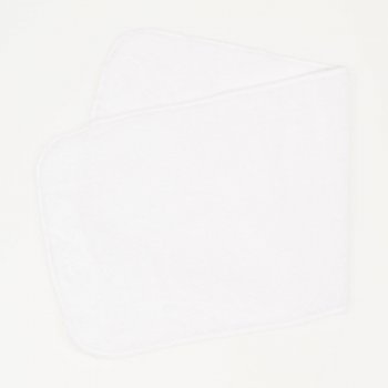 Premium white burp cloth