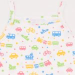 White girl tank undershirt with transport toys print | liloo