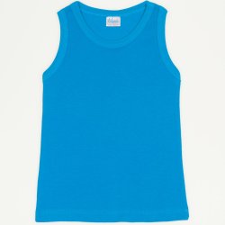 Turquoise tank undershirt