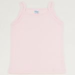 Girl's set of tank top with straps and pink panties - multilayer material with pattern | liloo