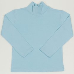 Blue petit four turtleneck