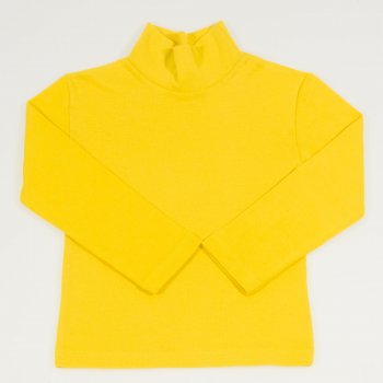 Yellow turtleneck