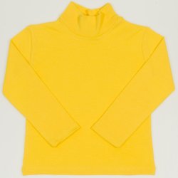 Yellow turtleneck