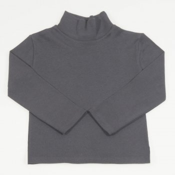 Dark gray turtleneck