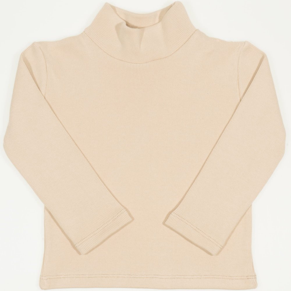 Beige thick turtleneck | liloo