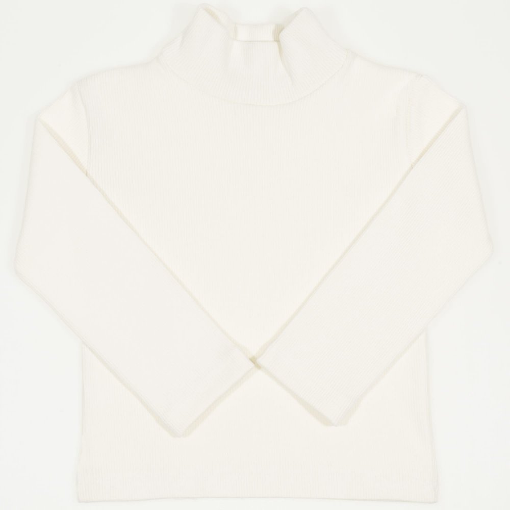 Cream thick turtleneck | liloo